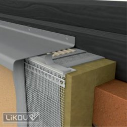 lišta parapetní PVC LX-LPE + VERTEX 2m