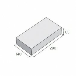 Cihla lícová betonová 290x140x65/(240ks/pal) přírodní Presbeton