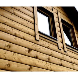 Palubka BOROVICE srubový D profil 19 x 186 x 4000 mm
