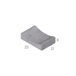 Žlab malý II. 250x210x80 mm / hloubka 20mm DITON (168ks/pal)