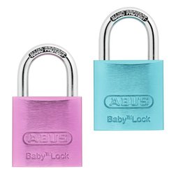 ABUS 645TI/30 Zámek visací BabyLock Titalium modrý, 2 klíče