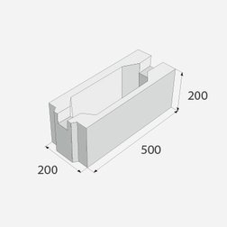 Ztracené bednění BD-20 PB 200x500x200 (60ks/pal) Ztracené bednění BD-20 PB 200x500x200 (60ks/pal)
