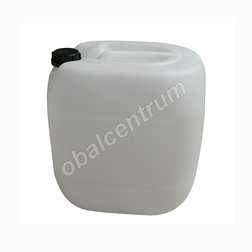 Kanystr plastový 30L UN 3H1/X1.9/250 stohovatelný bílý - POUŽITÝ (od rumu)