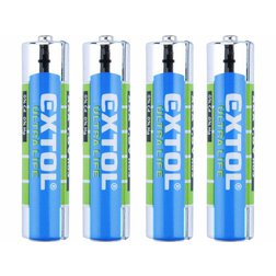 EXTOL ENERGY 42000 Baterie zink-chloridové, 4ks, 1,5V AAA (R03)