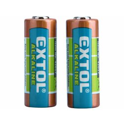 EXTOL ENERGY 42017 Baterie alkalické, 2ks, 12V (23A)