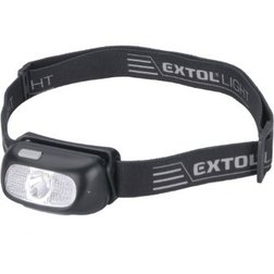 EXTOL LIGHT 43181 Čelovka 130lm CREE XPG, USB nabíjení, dosvit 40m, 5W CREE XPG LED