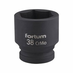 FORTUM Hlavice nástrčná rázová 3/4", 38mm, L 57mm