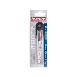 FORTUM 4780003 Břity ulamovací do nože, 18mm, 10ks, SK2