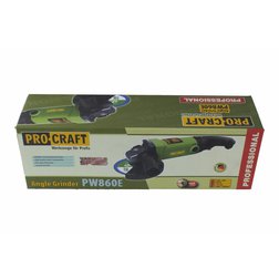 PROCRAFT PW860E Bruska úhlová 125mm/860W s regulací otáček