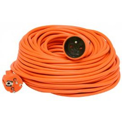 Kabel prodlužovací 30m/6A oranžový