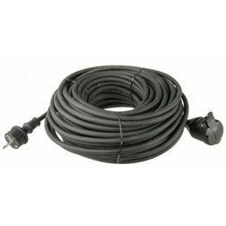 Kabel prodlužovací 20m/16A 3x1,5mm černá guma BAUPRO