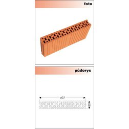 Winklmann 8cm CB cihla broušená P10 /497x80x249mm/ (84ks/pal)