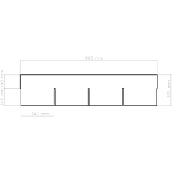 Šindel 4TAB Guttatec hnědá (3m2/bal)