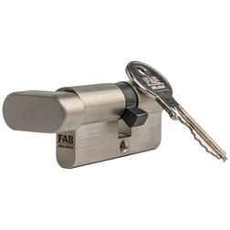 FAB 2 HOME 30-35K KNOFLÍK Bezpečnostní cylindrická vložka 3 klíčů, RC 2