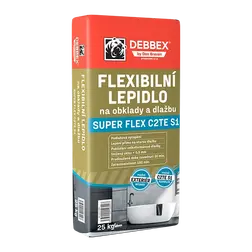 Den Braven Lepidlo flexibilní na obklady a dlažbu SUPER FLEX C2TE S1 (25kg/bal) Den Braven Lepidlo flexibilní na obklady a dlažbu SUPER FLEX C2TE S1 (25kg/bal)