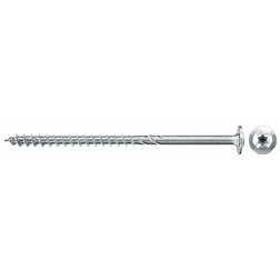 Vrut TORX talířová hlava, bílý zinek částečný závit, FISCHER Power-Fast II Vrut TORX talířová hlava, bílý zinek částečný závit, FISCHER Power-Fast II