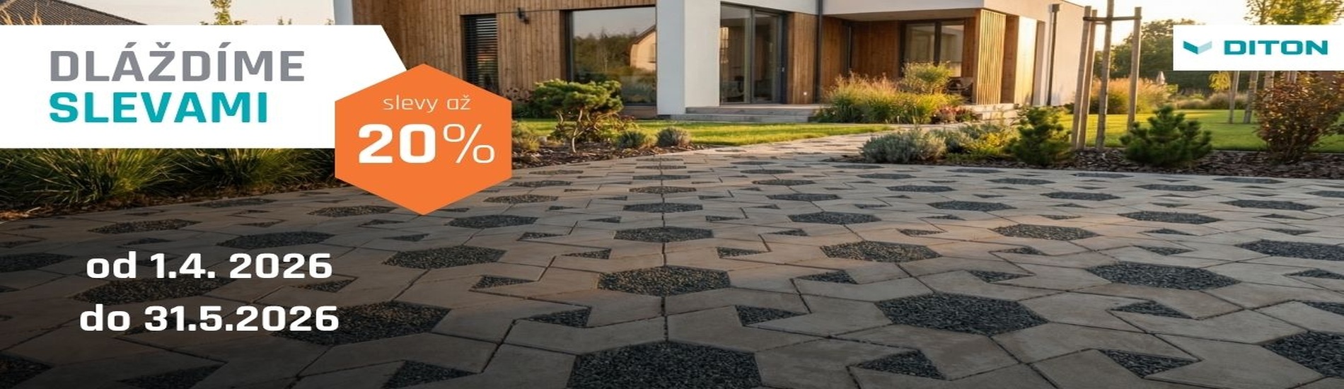 Dláždíme slevami jaro 2026