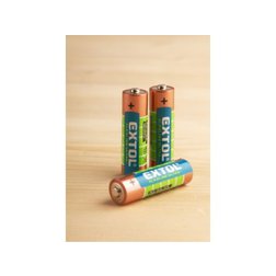 baterie alkalické, 4ks, 1,5V AAA (LR03)