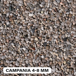 Kamenný koberec říční oblázky BERGAMO 4-8mm (kamínky + pojivo) - Exteriér (26,25kg/bal)