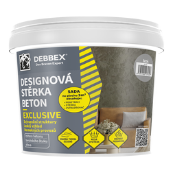 Designová stěrka BETON EXCLUSIVE šedá (5+2kg/bal) DEBBEX
