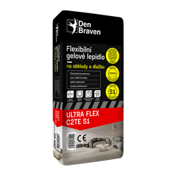 Flexibilní gelové lepidlo na obklady a dlažbu ULTRA FLEX C2TE S1 (25kg/bal) Den Braven