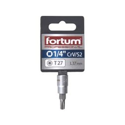 hlavice zástrčná 1/4' hrot TORX, T 27, L 37mm hlavice zástrčná 1/4' hrot TORX, T 27, L 37mm