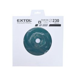 EXTOL INDUSTRIAL 8703035 Kotouč diamantový řezný segmentový Grab Cut, suché 230x22,2x2,8mm