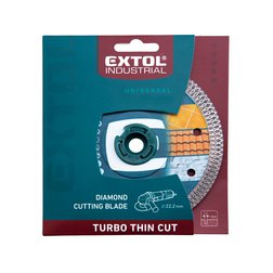 kotouč diamantový řezný, turbo Thin Cut, suché i mokré řezání, O 150x22,2x1,8mm