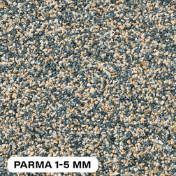 Kamenný koberec PARMA 1-5mm (kamínky + pojivo) - VERTIKÁLA (31kg/bal)