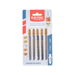 plátky do přímočaré pily 5ks, 75x4,0mm, HCS plátky do přímočaré pily 5ks, 75x4,0mm, HCS