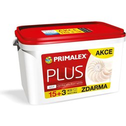 Primalex Plus Bílý vnitřní malířský nátěr (18kg/bal) AKCE