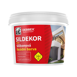 Silikonová fasádní barva SILDEKOR (5L/bal) bílá DEBBEX