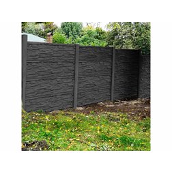Betonový panel štípaný kámen 2-str. grafit 2000x250x40mm