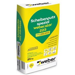 Weberstar 223 aquaBalance – zrnitá omítka 1,5mm bílá (25kg/bal)